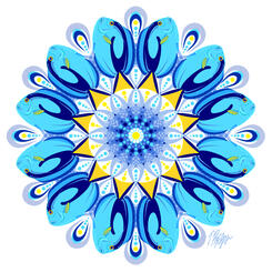 Blue Surgeon Tang Mandala