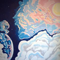 Baby Room Mural in Manchester MD by Collin Cessna