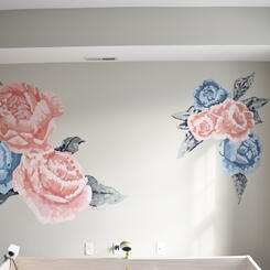Peonies Wall Mural Canton MD by Collin Cessna