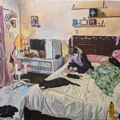 Lilly Working on Her Crochet Project.jpg