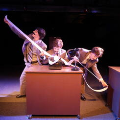 Overtime Men at Work, Crunching Numbers