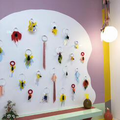 Charm Wall, Objects of Desire installation 