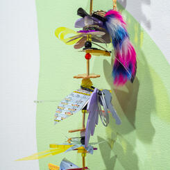 Good luck charm garland detail 