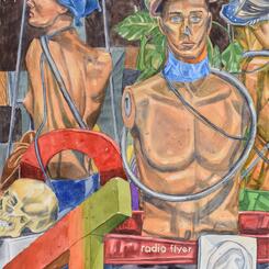 Arrangement with Damaged Mannequin