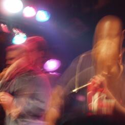 The 5th Element United: Shodekeh + Max Bent together representing the Human Beatbox, one of the primary pillars of Hip Hop Culture. Photo by Julie Bent.