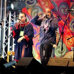 The Global Phenomenon of the Human Beatbox: Shodekeh & Северин Сигуней @ the Sayan Ring Festival in Abakan, Russia, 2012. 