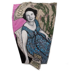 Margaret: Blue Dress and Tea Towel