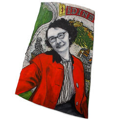 Margaret: Red Coat and Tea Towel
