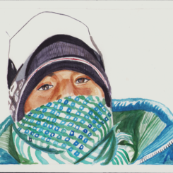 Portrait of young Indigenous man with blue coat .png