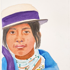 Girl in the Blue rebozo.png