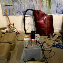 Falling Off the Edge of Nebraska - installation detail.