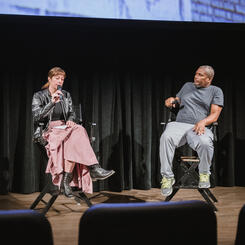 Margaret Rorison in conversation with director, Christopher Harris 