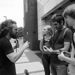 Process Reversal Film Collective gives a workshop on the 16mm Bolex 