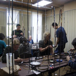 Analog filmmaking workshop with Australian Filmmakers, Richard Tuohy and Dianna Barrie