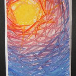 sun studies watercolor fractures