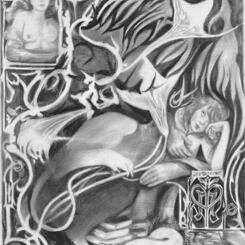 despite my fur and pretty teeth, six nipples and snake tail