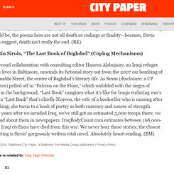 Best of Baltimore 2016, The Baltimore City Paper