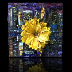 Reflections of Baltimores Harbor and Black Eyed Susie