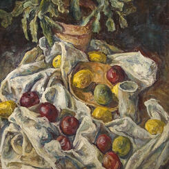 Christmas Cactus Still Life 