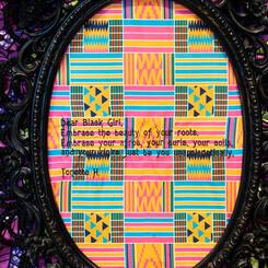 Dear Black Girl Part 2  Installation Embroidery Quilt Detail