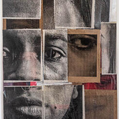 Portraits, Adhered #2, 2021