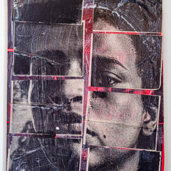 Portraits, Adhered #3, 2021