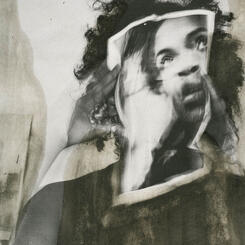 Portraits, Adhered #4, 2021