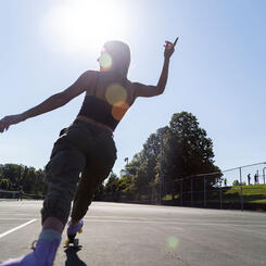Hayley, Druid Hill Tennis Courts