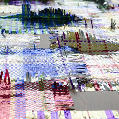 patchwork plaid (detail)