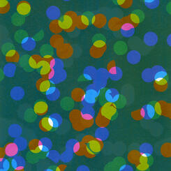 confetti print olive