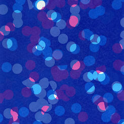 confetti print blue
