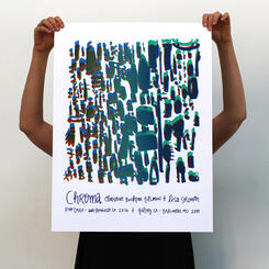 chroma poster monoprint