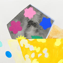 pencils and confetti