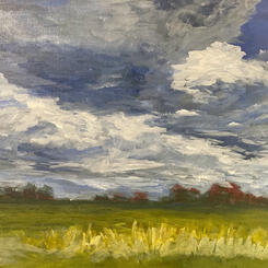 Above the Reservoir 12x16