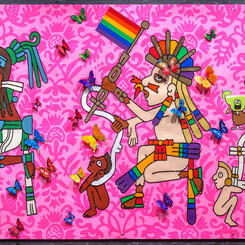 Sacrifice (Parade I), left panel, 2017