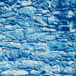 Walls of the Yucatán, Turquoise Blue, 2019