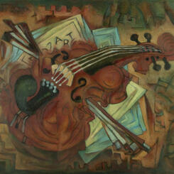 Still Life with Violin