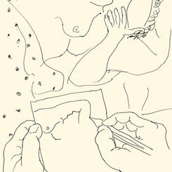 The artist and the model