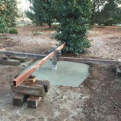 22,000 lbs. of concrete