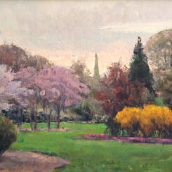 Sherwood Gardens in Spring