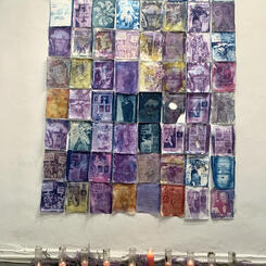 Lavender Scary Fairy Installation: Queer Spirit Grid
