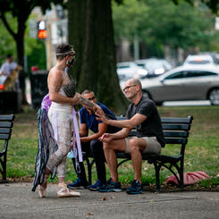 Lavender Scary Fairy performance detail.