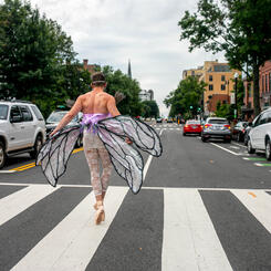 Lavender Scary Fairy performance detail.