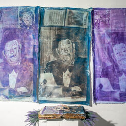 Lavender Scary Fairy Installation: Mr. Anonymous Shrine