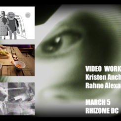 Promotion for Rhizome DC Microcinema