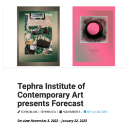 Forecast exhibition ad