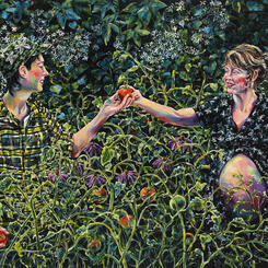 Jane and Autumn in the Garden