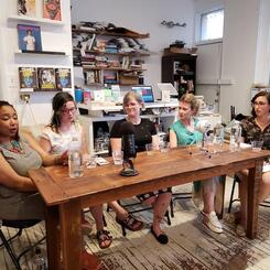 Launch party discussion