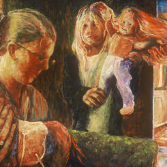 Gifts 2000, 44 x 72 x 1 oil on linen