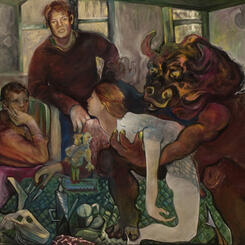 Who Opened the Window 2008, 65x77x1 oil on linen